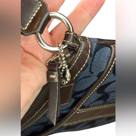 NWOT COACH Women's Signature Swingpack Crossbody Bag F06016 Tan and Brown - Picture 5 of 7